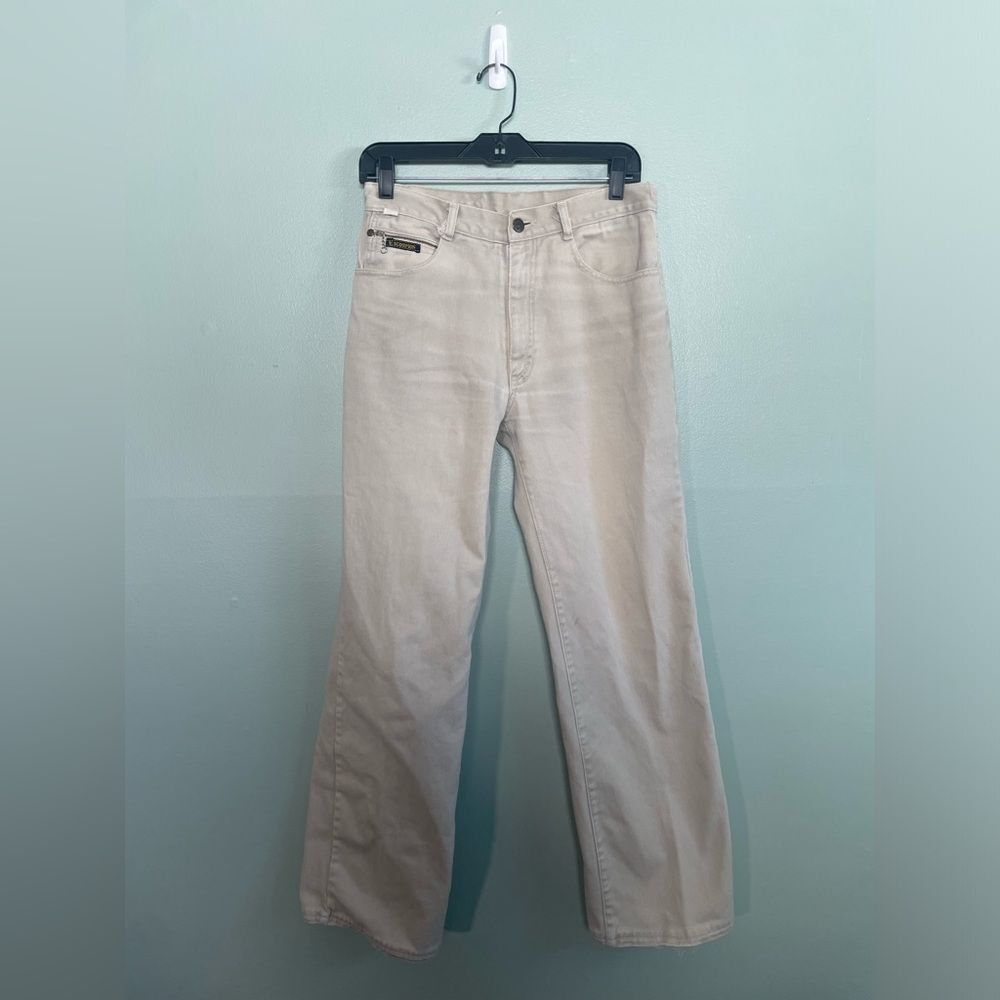 Vintage Khaki Scorpio SQJ Carpenter Wide Leg Scorpion Jean Pants Sz 31 Waist